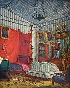 Eugene Delacroix Schlafgemach des Grafen de Mornay Sweden oil painting artist